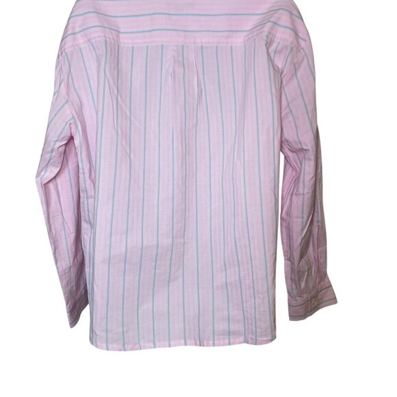 APC Pink Striped Cotton Boyfriend Shirt L US 40 EU NWT $225 - Picture 3 of 6